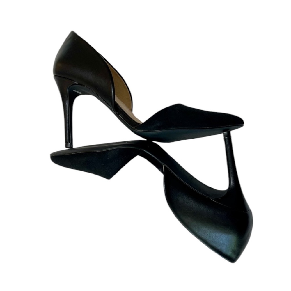 French Connection Closed Toe High Heel Pump Black Size 10 Chic Stiletto Velvet